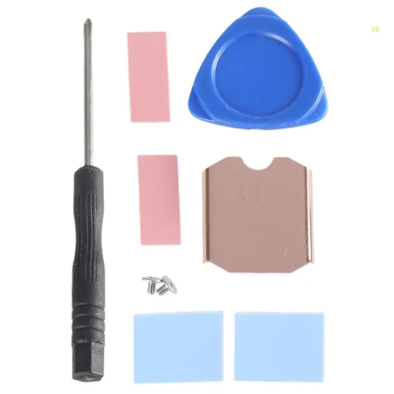 2230 SSD Cooler Pad ฮีทซิงค์ทองแดงสำหรับ SteamDeck เกม M.2 NVMe 2230 Dropshipping