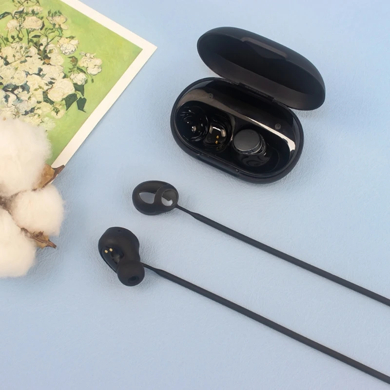 سيليكون مكافحة خسر حبل معلق الرقبة الحبل متوافق ل Anker SoundCore الفضاء A40 بلوتوث متوافق سماعة الحبل حزام