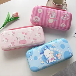 For Nintendo Switch OLED Carrying Case Cute Hello Kitty Kuromi Switch Lite Storage Bag Game Hard Box Accessories Portable Pouch