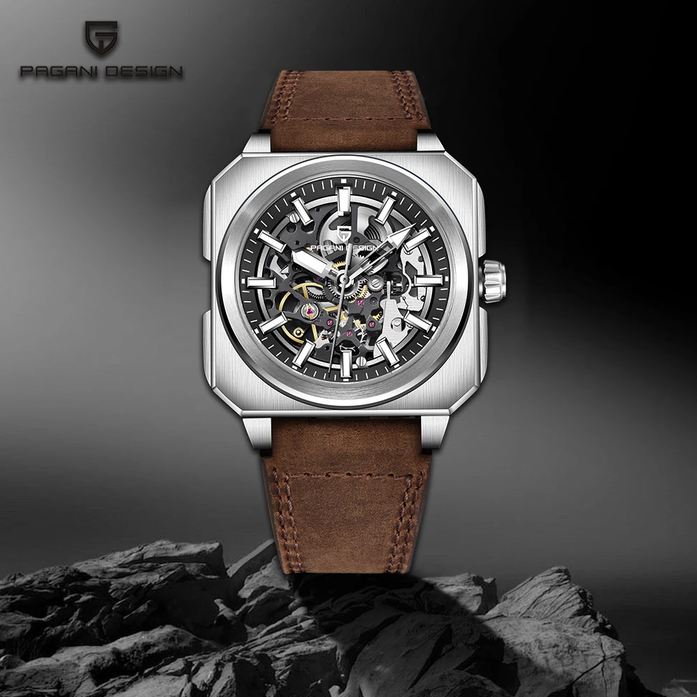 

PAGANI DESIGN Men's Watches reloj hombre Mechanical Watches For Man Top Automatic Men's Watches AR Sapphire Mirror Wristwatches
