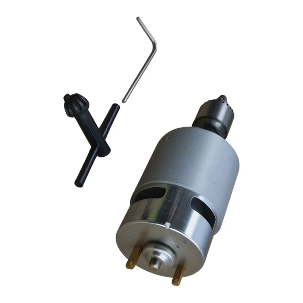 Adjustable Chuck Kit 775 DC Motor For Desktop DIY Production Multi-function Electric Grinding Tool Dual Ball Bearing Structure