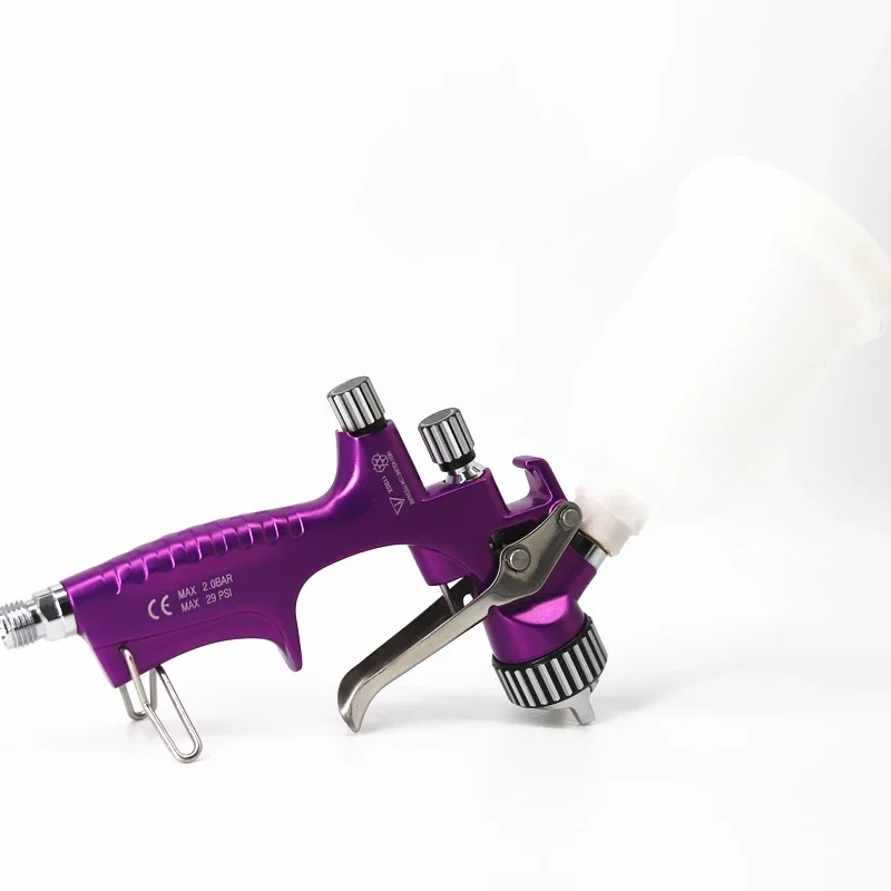 

HVLP Air Spray Gun, 1.2mm Nozzle, 250cc Plastic Cup, Auto Paint Spray Gun, Automotive Paint Gun, Body Repair Paint Spray Guns