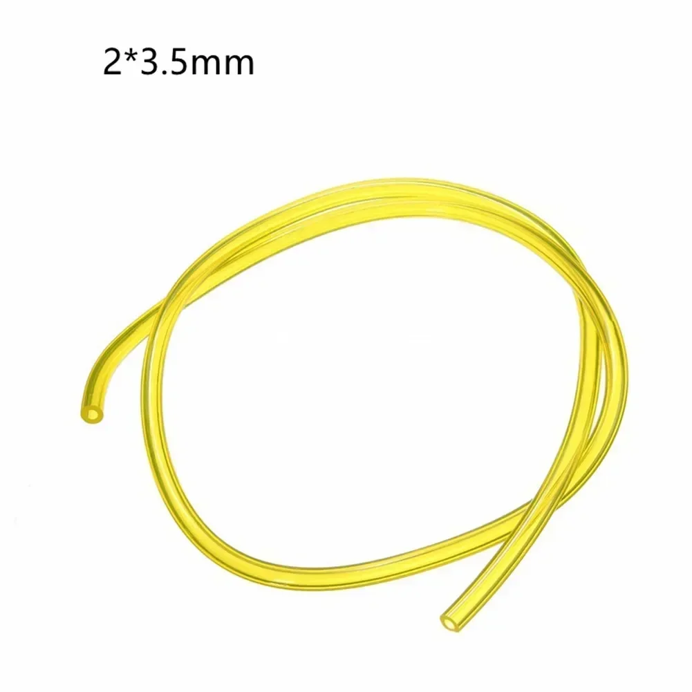 60CM- Petrol Fuel Gas Line Pipe Mower Chainsaw Blower 2mm/2.5mm/3mm Hose Yellow Plastic Fuel Gas Line Pipe Hose Motorcycle Parts