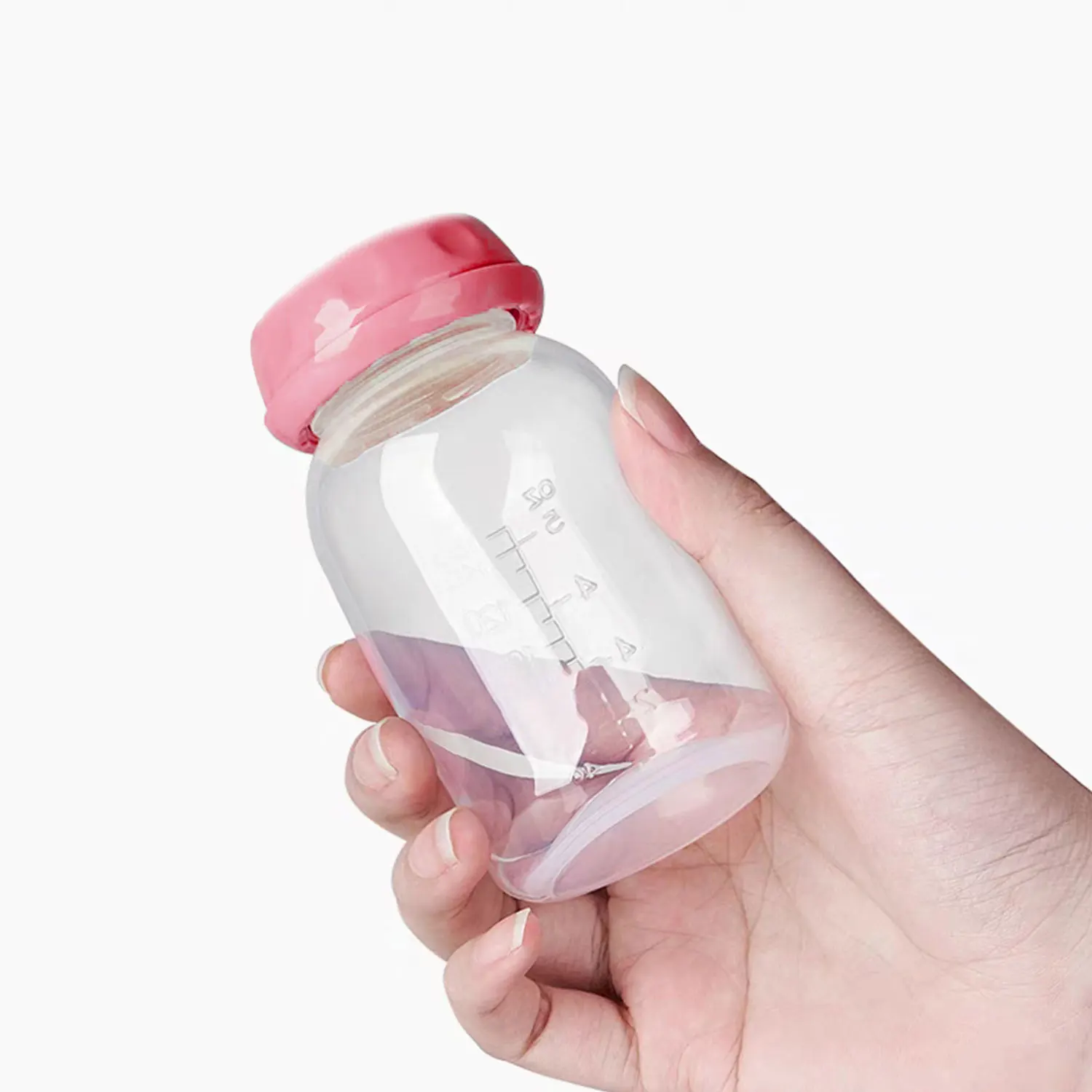 125ml Baby PP Fresh Bottle, Refrigerated Bottle, Breastmilk Bottle, Drop-proof & Leak-proof Wide-mouth Mug