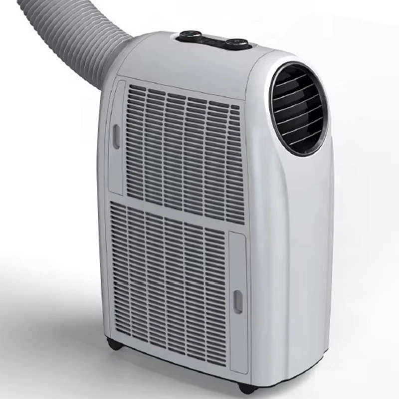 

12000 BTU Portable Air Cooler Dual-Tube Mobile Air Conditioner Home Office Cooling Heating Dehumidification