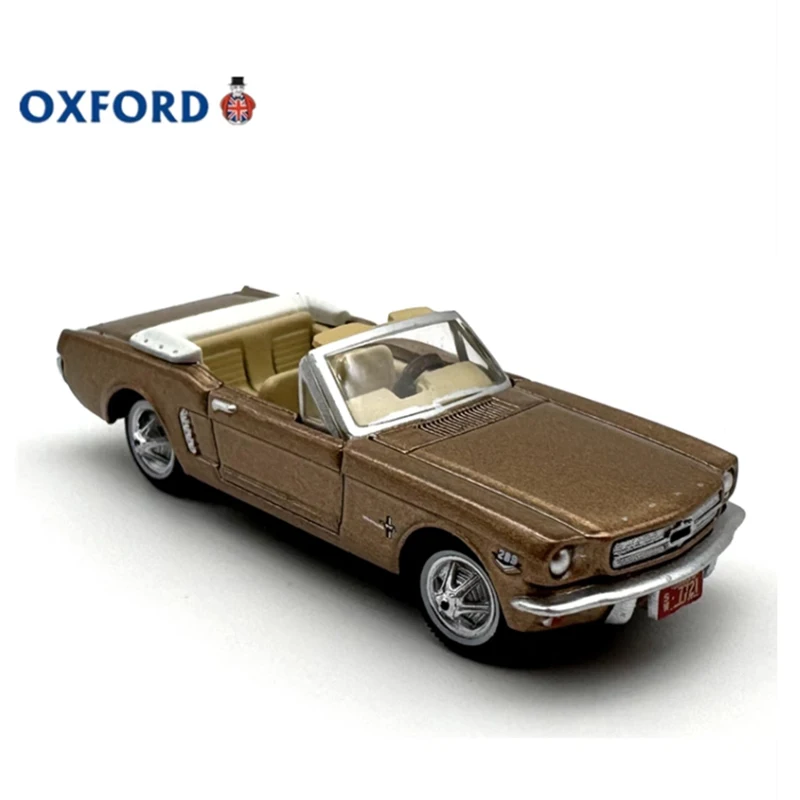 OXFORD Diecast 1:87 Scale Cabriolet Alloy Retro Sports Car Model Finished Product Simulation Toy Collection Gift Static Model