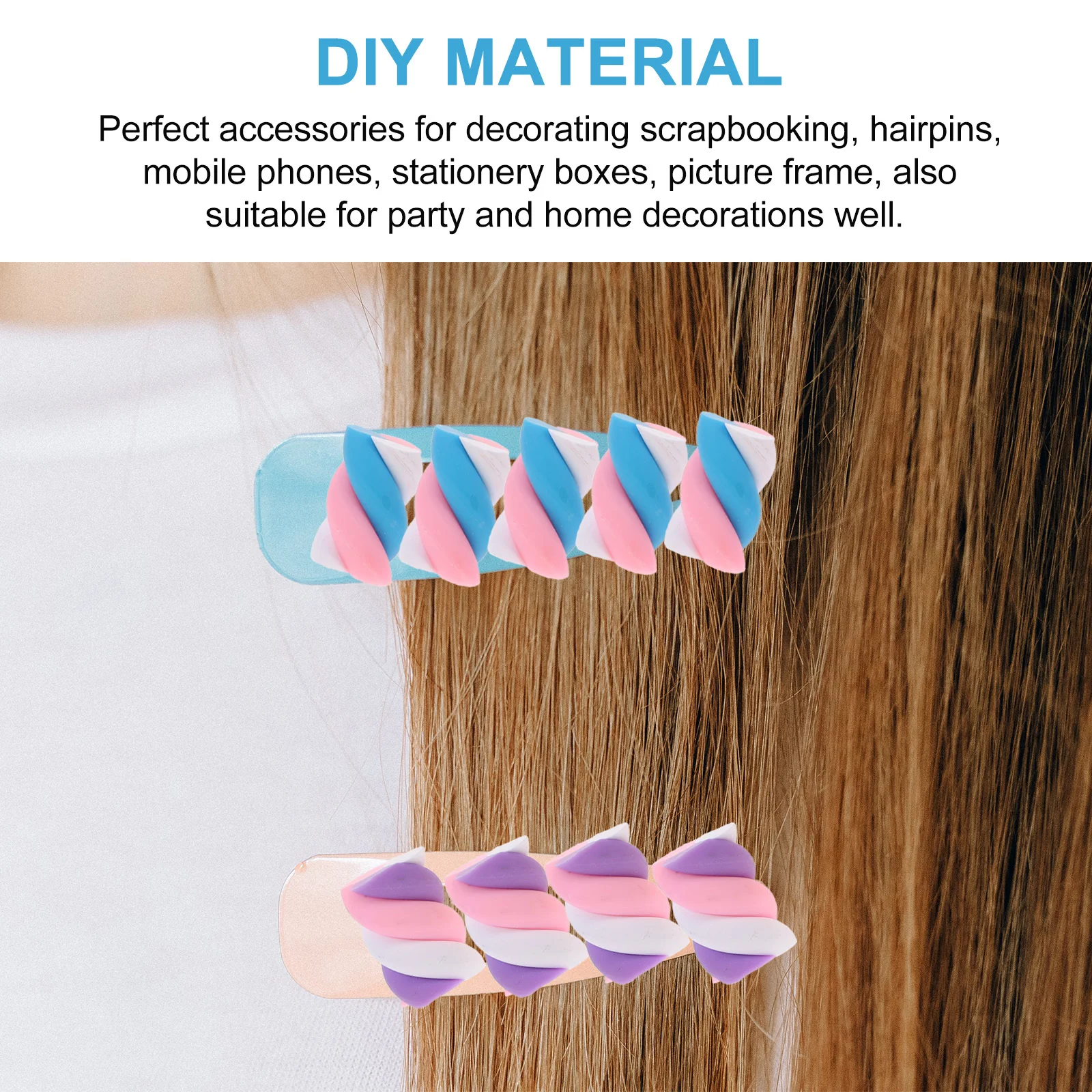 60 قطعة من مادة غلاف الهاتف ملحقات حرفية ملحقات فخار ملحقات حرفية ملحقات فخارية مواد ذاتية الصنع #3