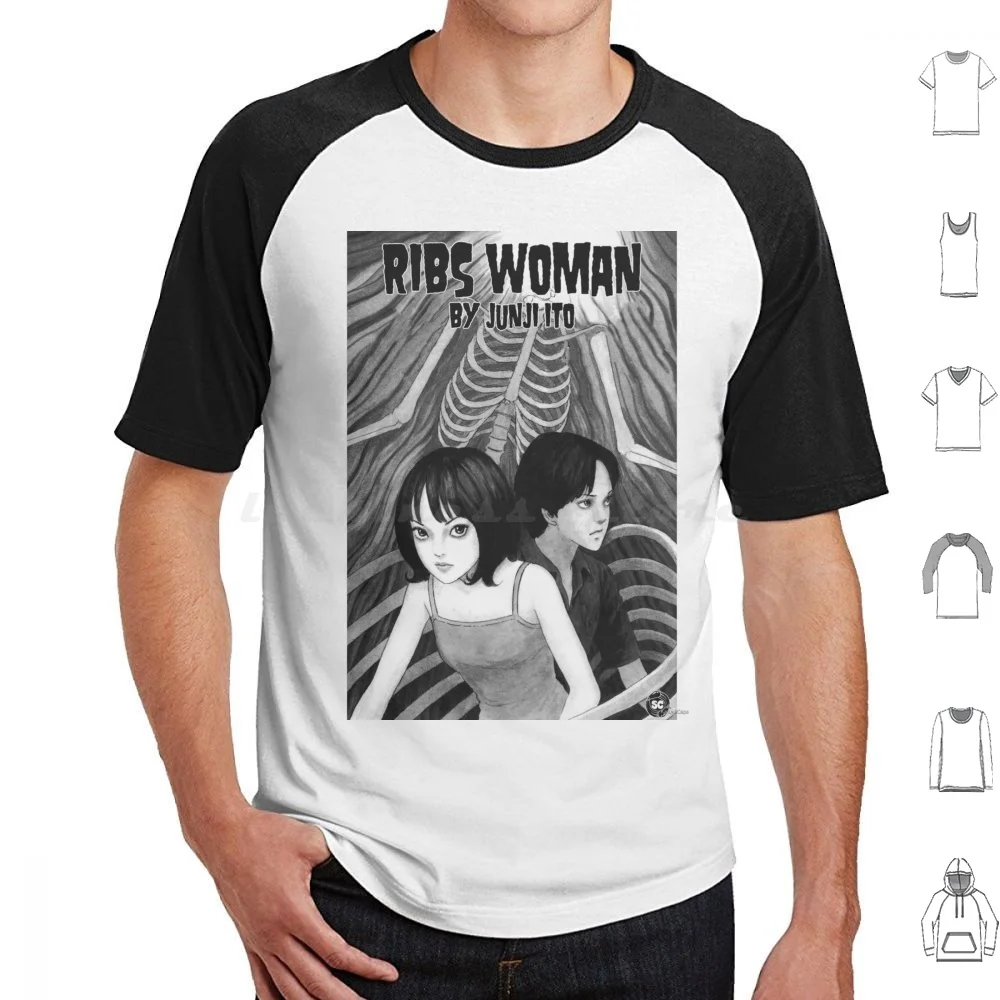 Ribs Woman T Shirt Men Women Kids 6xl Horror Manga Shojo Shoujo Kawaii Creepy Scary Guro Thriller Anime Manga Cap Comics