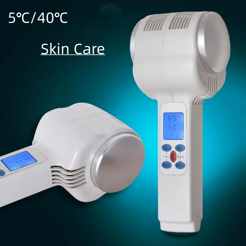 

Ultrasonic Face Care Device Hot Cold Hammer Cryotherapy Acne Treatment Skin Beauty Massager Lifting Rejuvenation Facial Machine