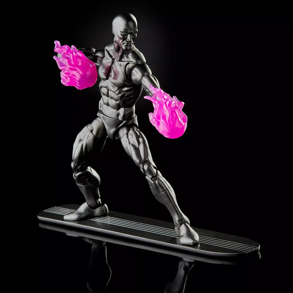 [In-Stock] Original Hasbro Marvel Legends Series Silver Surfer With Mjolnir 15cm Collectible Action Anime Figure Model Toys
