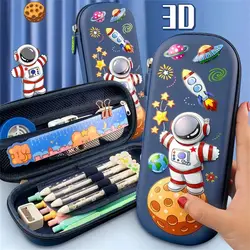 Space multifunzione EVA Pencil Box regali per bambini studente 3D Pencil Bags Pen Bags astuccio per matite borsa per cancelleria