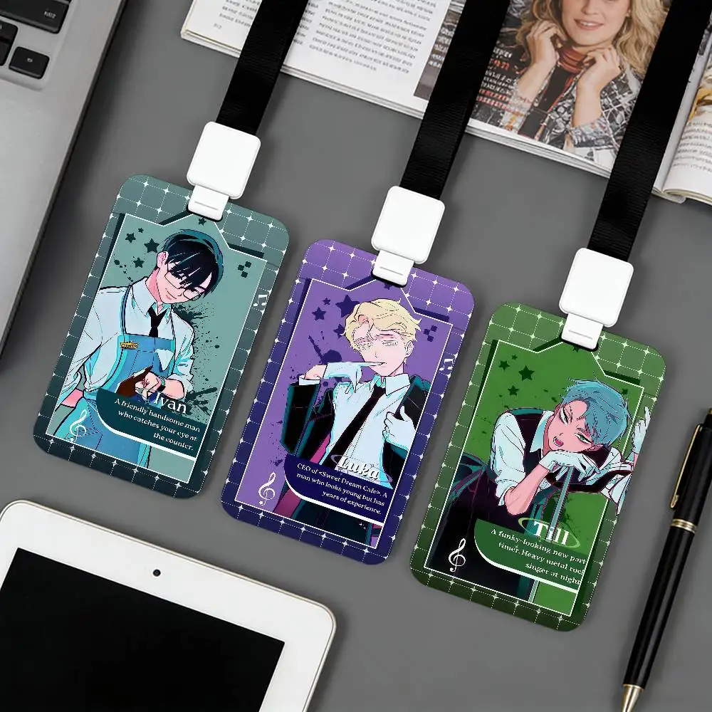 

Держатель для карт Anime A-Alien Stages, подходит для удостоверений личности, банковских карт, проездных билетов и рабочих пропусков.