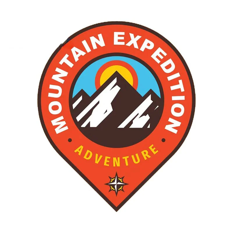 13cm Expedition Travel Car Sticker Never Stop Exploring Decal JDM Off-road Rear Personality, Decoration Accessories PVC Stickers