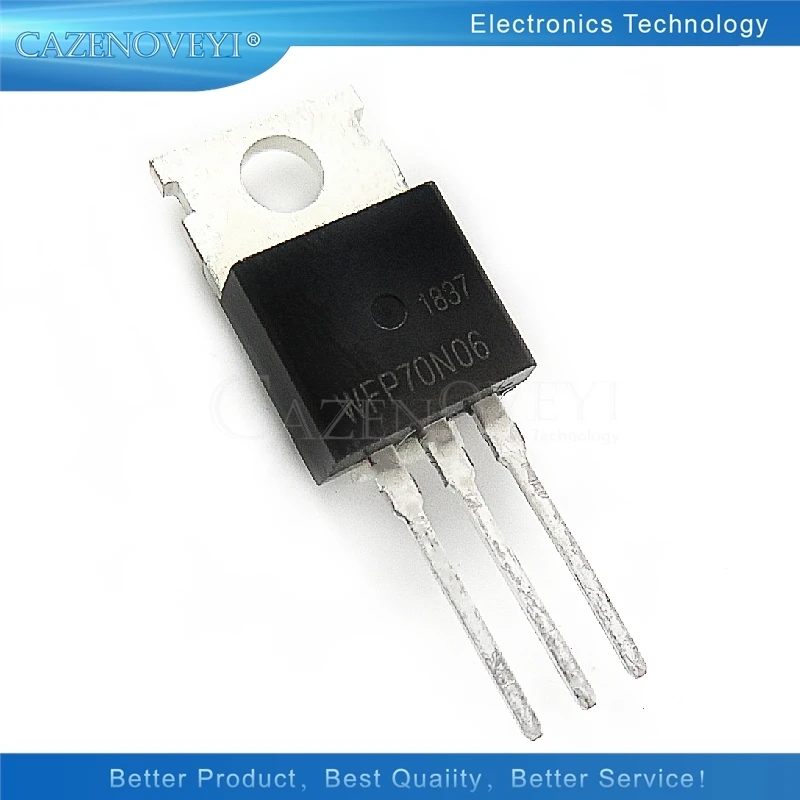 10pcs/lot WFP70N06 FP70N06 RFP70N06 70N06 60V 70A In Stock