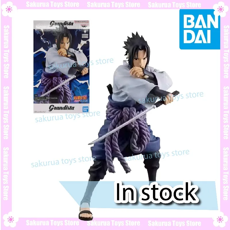 

В наличии оригинальные Bandai Наруто Шипсук Учиха Саске Кусанаги меч пейзажные фигурки приводной коллекции кукол подарки