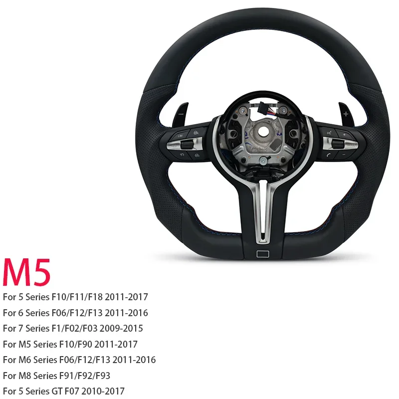 M Sport stuurwiel voor BMW Flat Bottom F01 F06 F10 F11 F12 F20 F21 F22 F25 F26 F30 F31 F32 F33 F34 F36 M3 F80 M4 F82 M5 F90