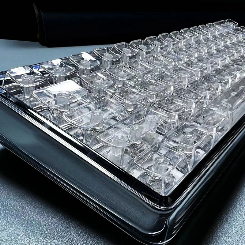 

Аниме мультфильм полностью прозрачный кристалл keycap PC оригинальная высота без жесткости подарок украшение механическая клавиатура keycap