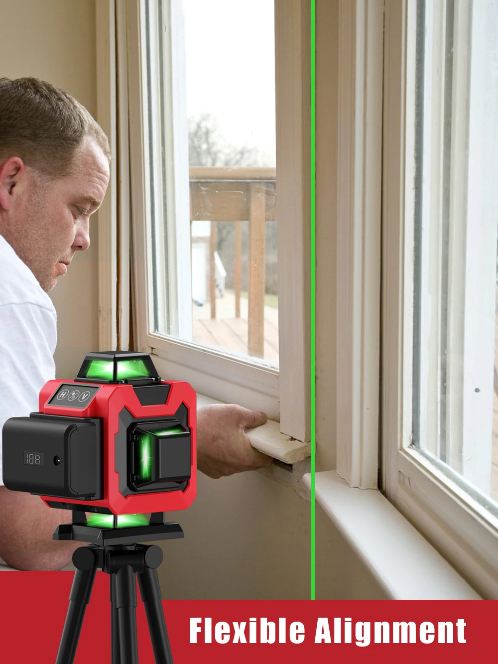 Imagem -05 - Weiddw-nível Laser Profissional Vigas Verdes Ferramentas de Construção 3d 4d Horizontal e Vertical 360 Nivelamento Linhas 12 Linhas 16 Linhas