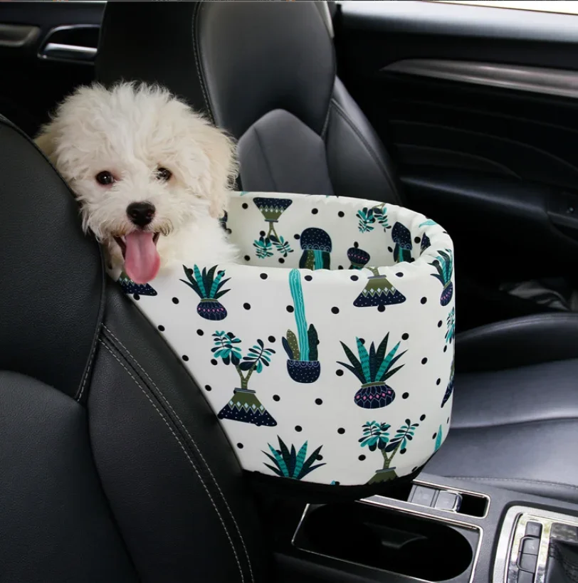 Wholesale Water-Proof Quality Safe Safety Tethers Small Dog Car Seat ON Car Armrest Pet Booster Seat