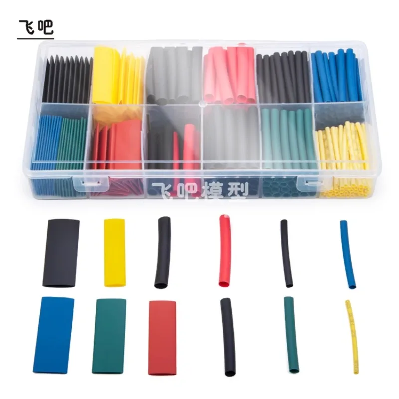 Box Heat Shrink Tubing Set Model Wiring Insulation Pipe DIY Model Toy Welding Substitute Insulation Tape