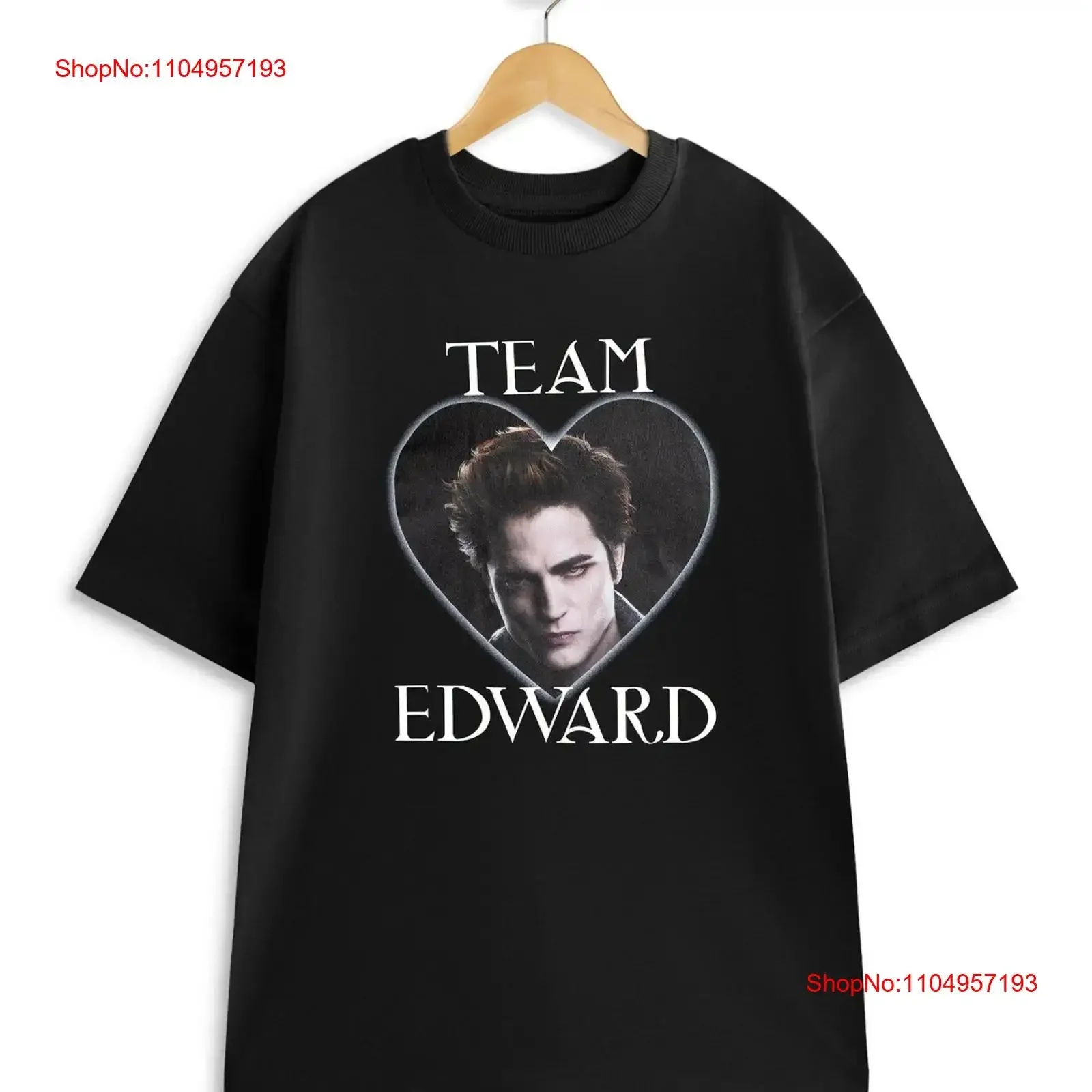 

Twilight Black Team Edward d T Shirt Womens vintage Washed graphic Unisex Top For Everyday Wear fashion Stretched Slightly