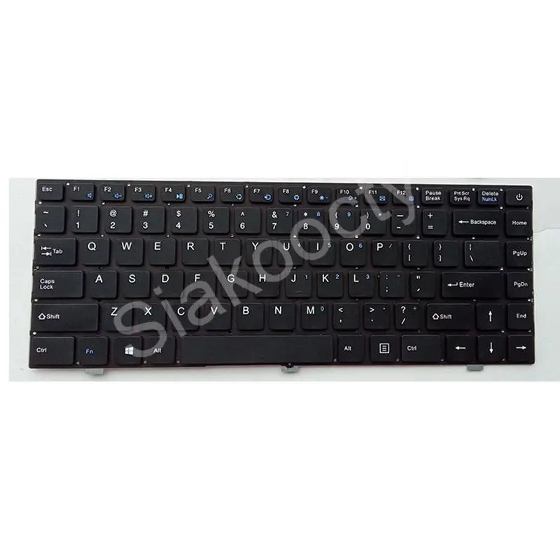 Tastiera inglese degli stati uniti per Teclast F7 14.1 PC230 dk-mini 300E PRIDE-K2381 K2790 343000075 tastiere del computer portatile della sostituzione