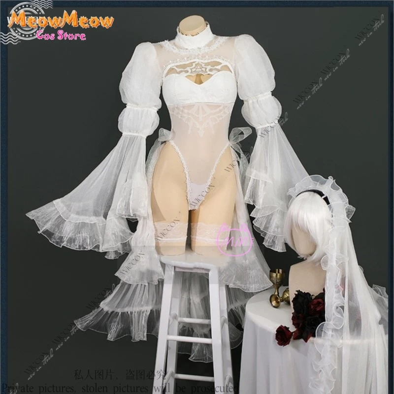 2B YoRHa No.2 Type B Cosplay Costume Game Cosplay 2B/2P Cosplay Female Costume Two Styles Women Cosplay Wedding Sexy Woman