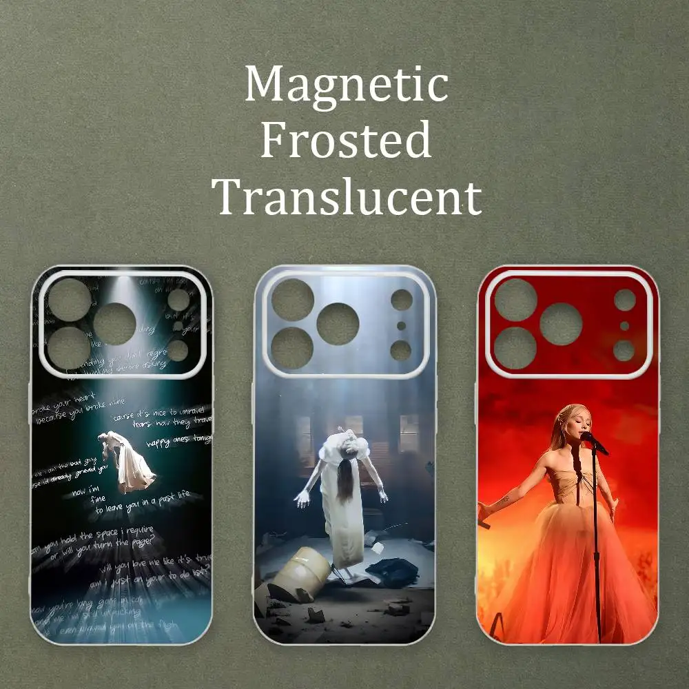 

E-Eternal S-Sunshine Tour Printed Case For MagSafe Matte Frosted Semi Clear TPU For iPhone 15 17 16 11 12 14 13 Pro Max