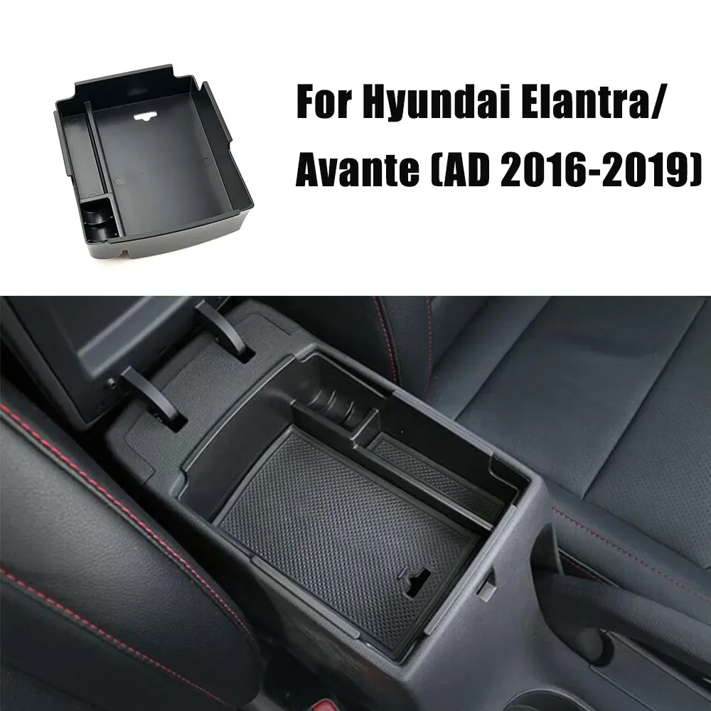 Armrest Box Storage for Hyundai Elantra 2016 2017 2018 2019 AD Avante Stowing Tidying Super Elantra Car Organizer Accessories