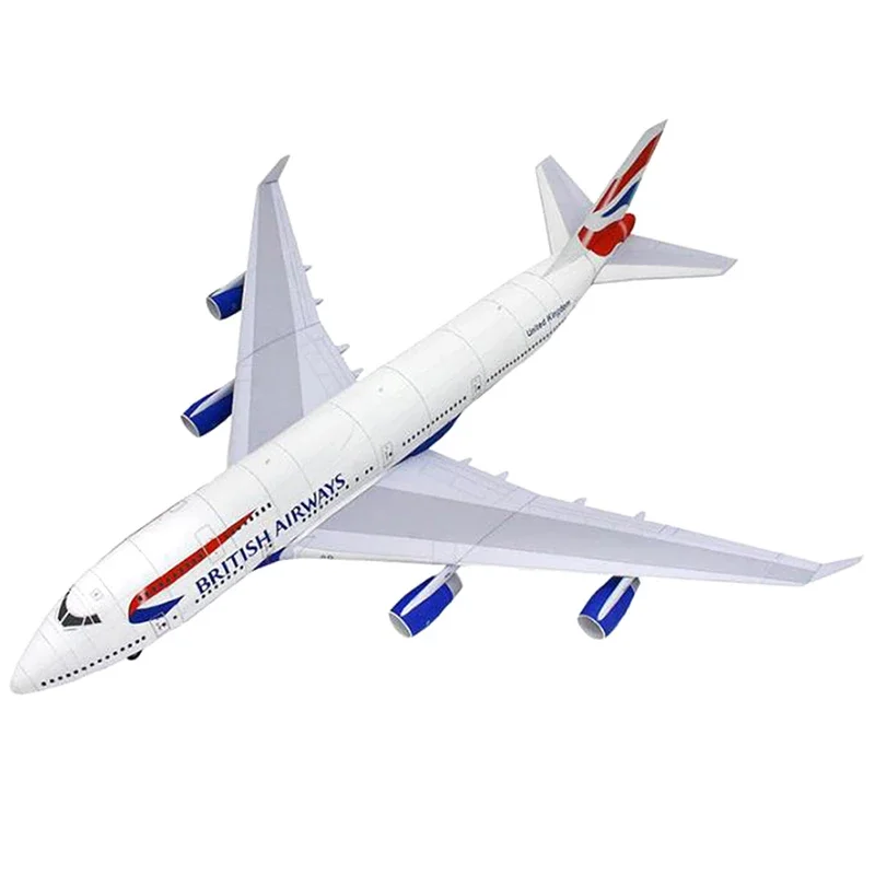 1:144 ボーイング 747 航空機民間航空旅客機 DIY 3D 紙カードモデルセット