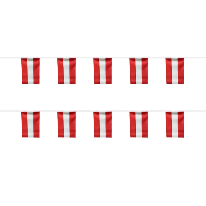 SKY FLAG Austria Bunting Flags 14x21cm 20pcs/lot Austria String Flags Pennant Banner Festival Party Holiday for Decoration
