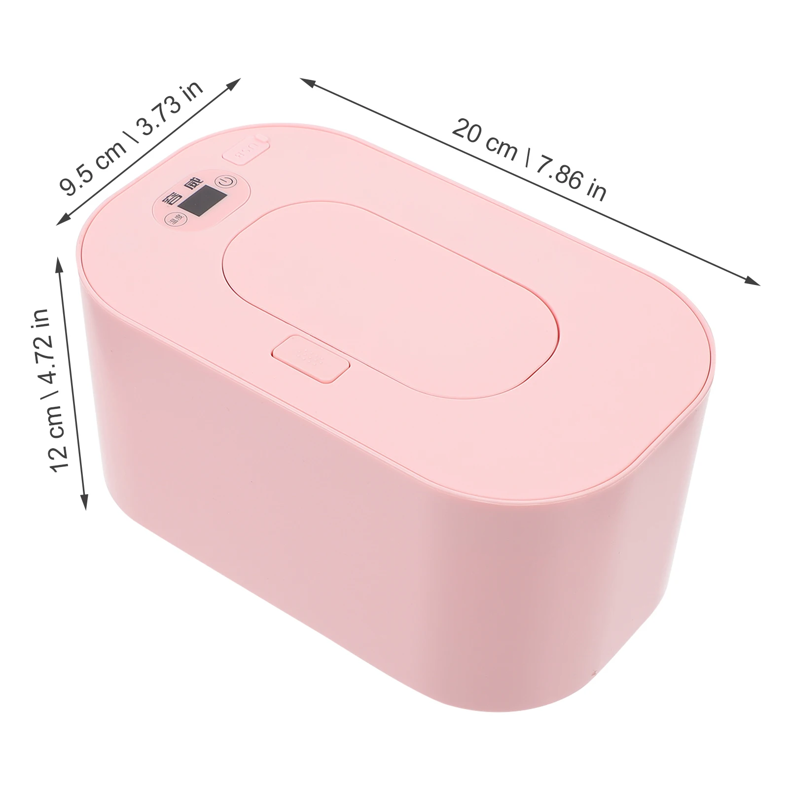 Baby Natte Warmer Baby Natte Tissue Warmer USB Constante Temperatuur Draagbare PP ABS Verwarmde Dispenser Box Tissue Container