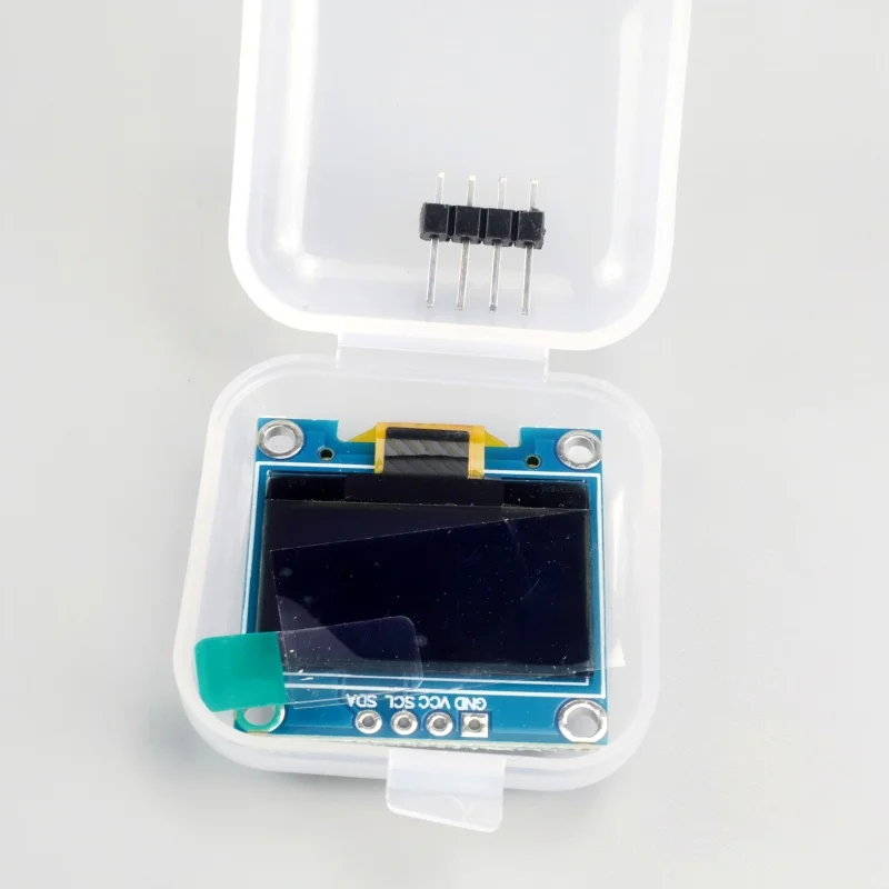 1 pz 0.96 pollici IIC bianco/blu giallo/blu modulo display OLED 128X64 I2C SSD1315 128X64 scheda schermo LCD