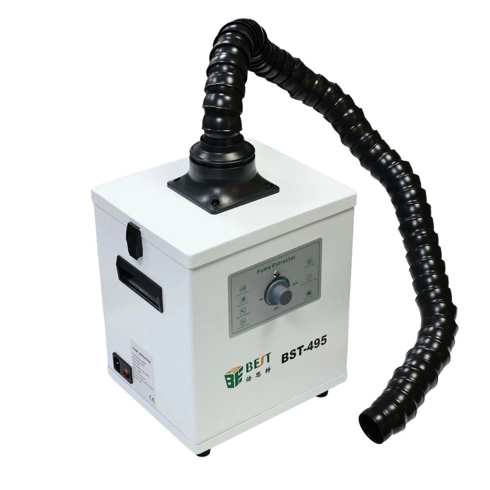 BST-495 عالية الكفاءة المحمولة لحام لحام الدخان آلة استخلاص الدخان فلتر الهواء امتصاص الدخان
