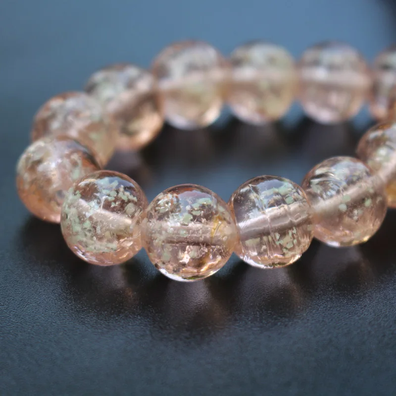 20Pcs LTJ 12mm Luminous Lampwork Glass Beads Simply Round Multi-color Jewelry Making