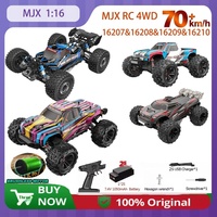 MJX 16209/16207/16208/16210 RC Cars 1/16 4WD 70KM/H high-speed drift Brushless remote control off-road vehicle Male RC car gift