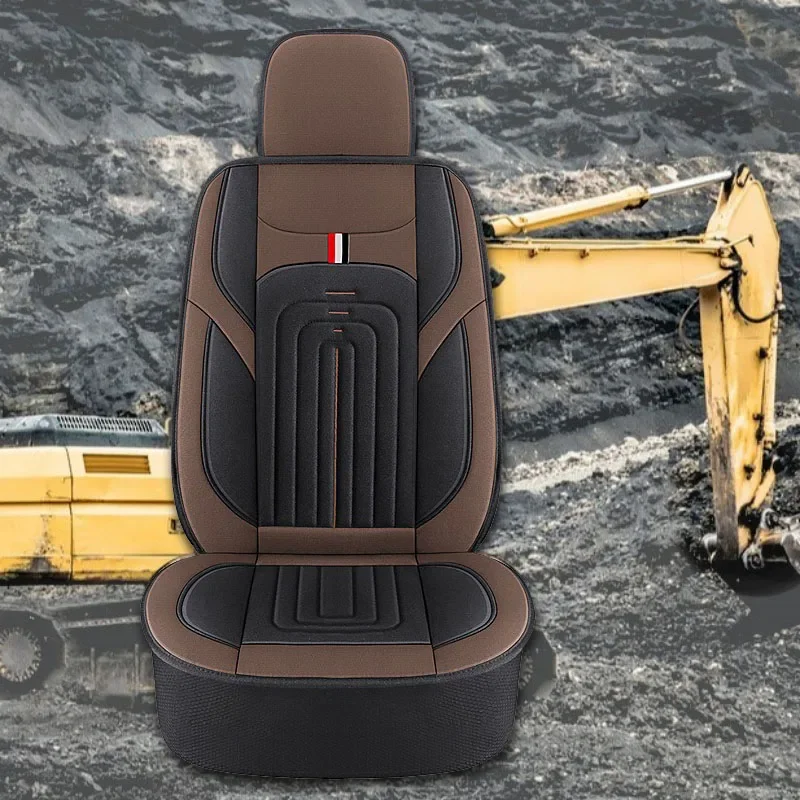 Car Digger Excavator Seat Cover Cushion Flax Wear-resistan Protector For KOMATSU HITACHI DOOSAN CAT JCB LGCE Liugong Shanmon
