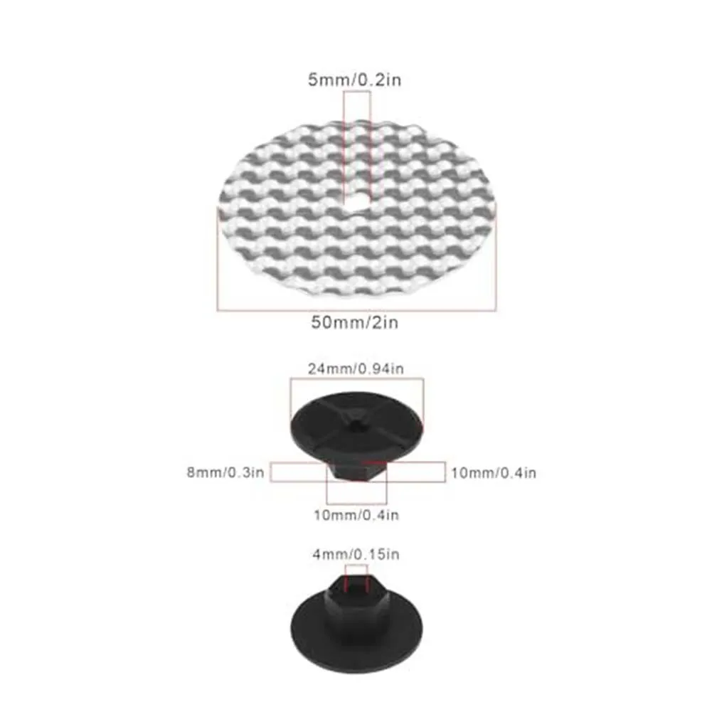 5* Repair Sheets + Plastic Screw Nuts 6715468, N90335004, N90335006, N90796502,N90796501 Metal Car Heat Shield Repair Kit