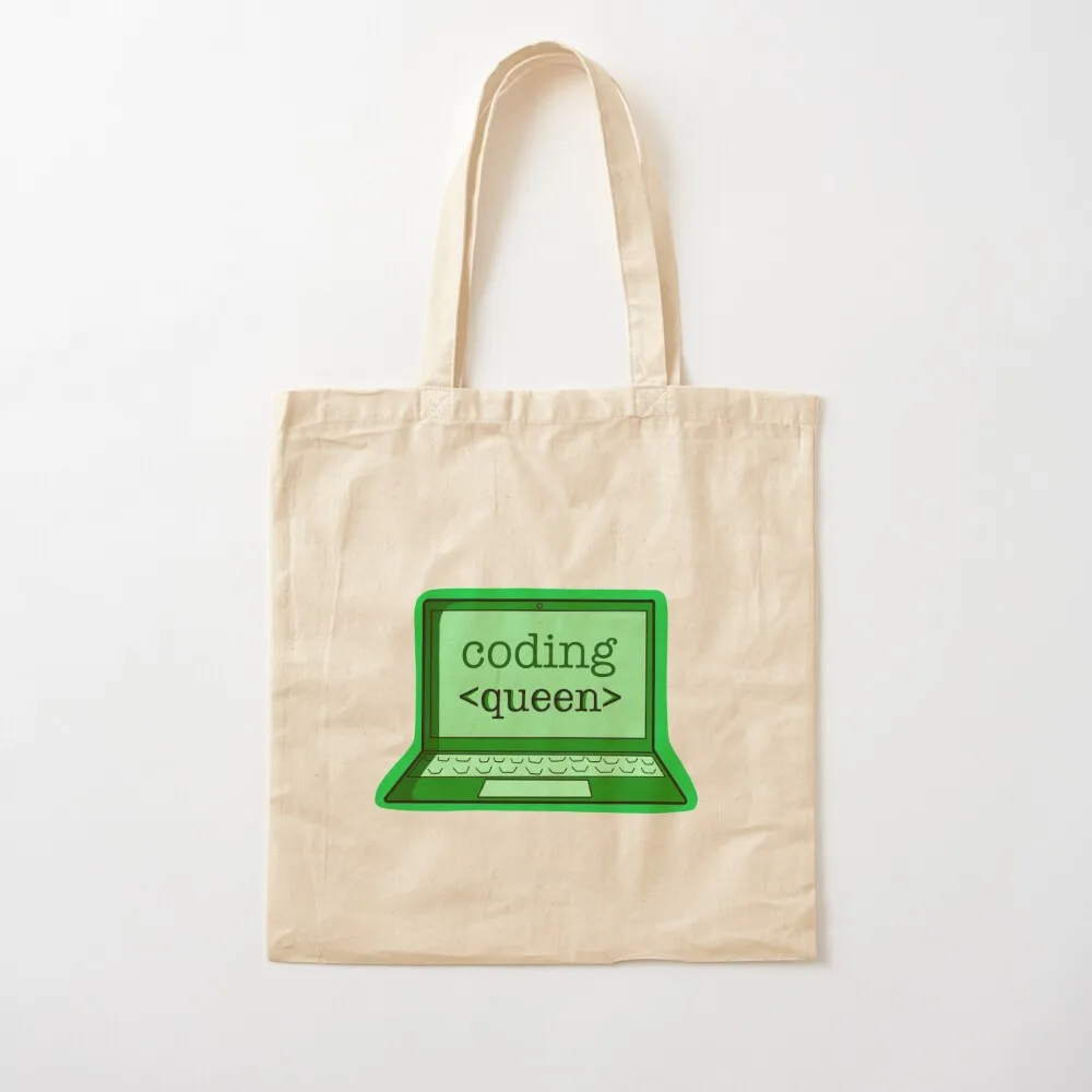 Coding Queen Tote Bag bags for women Women's tote bag sacs de shopping tote bags aesthetic