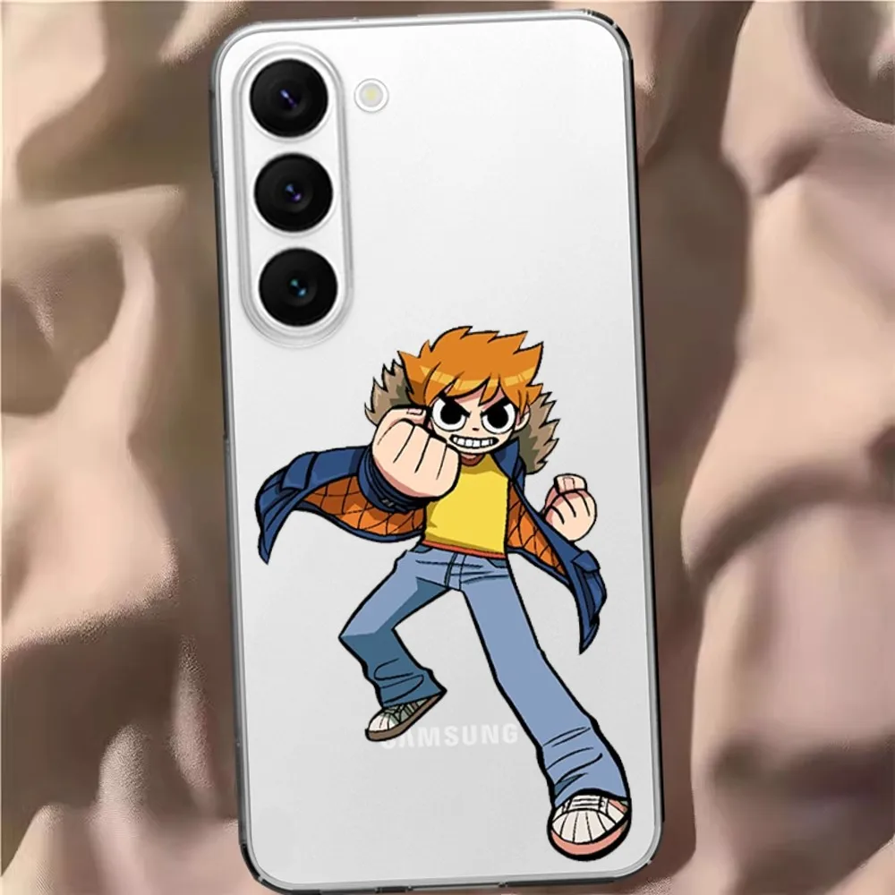 Cartoon Scott Pilgrim Phone Case For Samsung Galaxy S22 S21 S20 FE S23 Ultra S10 S8 S9 Note 20 10 Plus A73 A33 A51 A52 A72 A21