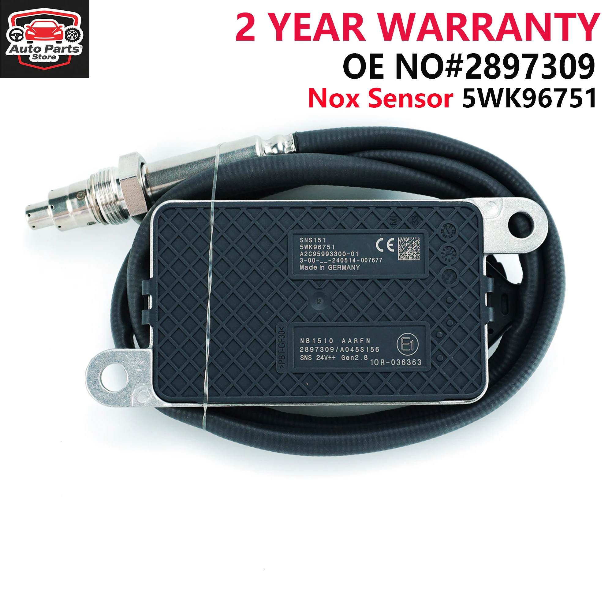 

High Quality 5WK96751 5WK9 6751 2897309 Nitrogen Oxygen Sensor Auto Motor Nox Sensor For Cummins