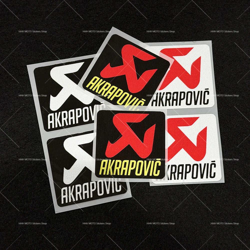 UV-beständige AKRAPOVIC Vinyl-Aufkleber Kratzfest für Autokarosserie Stoßstange Fenster Motorrad Laptop Wand Auto-Tuning-Teile
