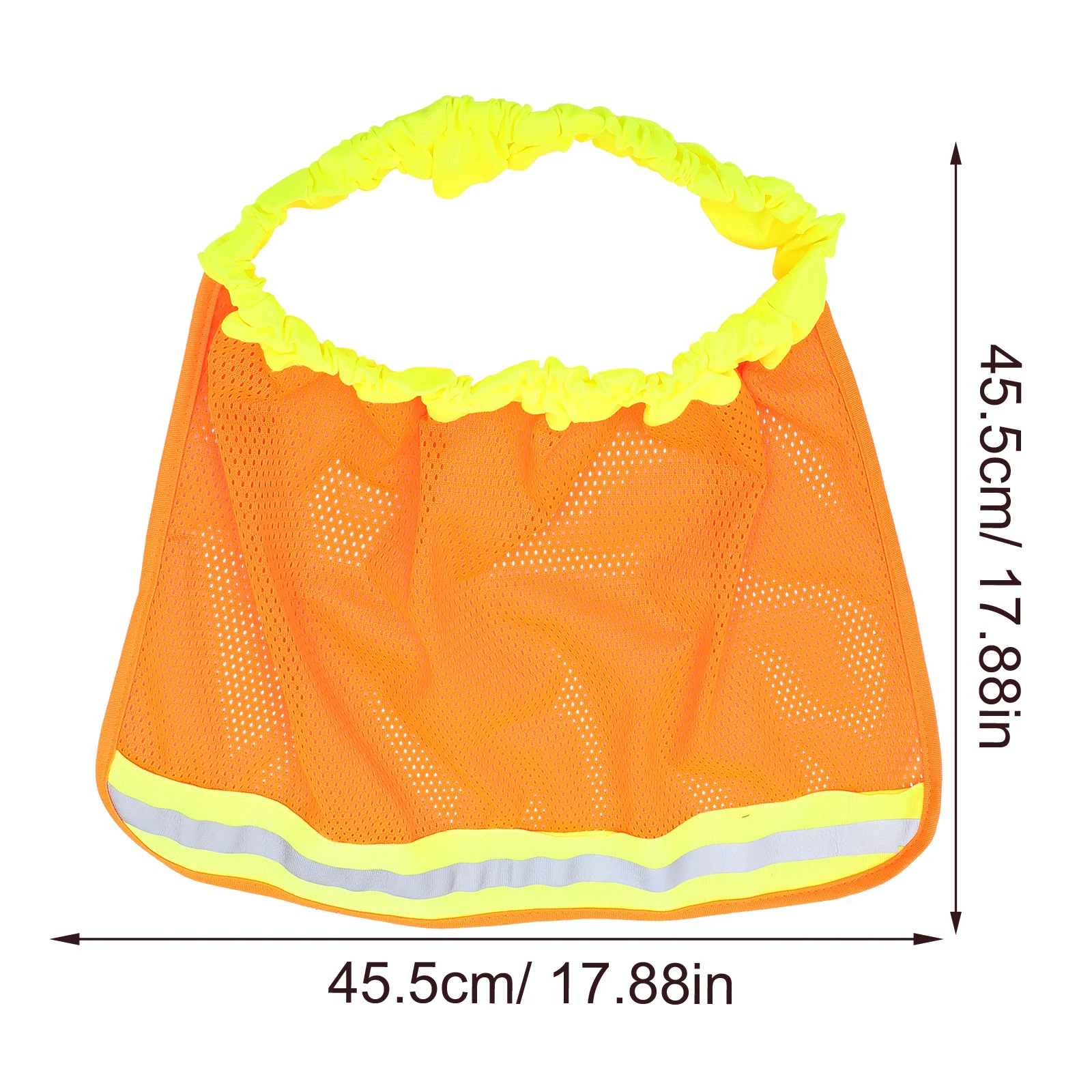 1 conjunto reflexivo capacete capa pescoço escudo respirável sombra de sol ao ar livre acessórios construção aba completa protetora