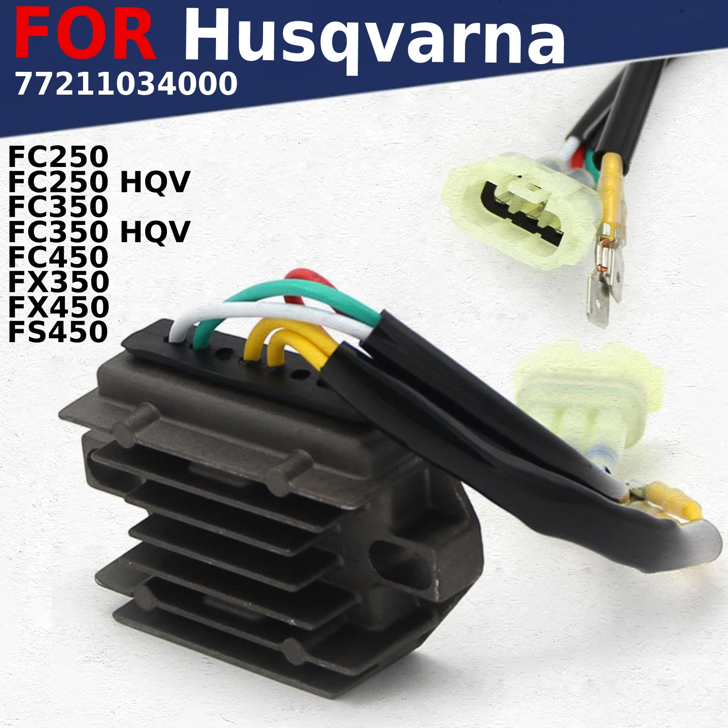 

Выпрямитель регулятора напряжения мотоцикла для Husqvarna FC250 FC350 HQV FX350 FC450 FX450 FS450 OEM: 77211034000 Аксессуары для мотосов