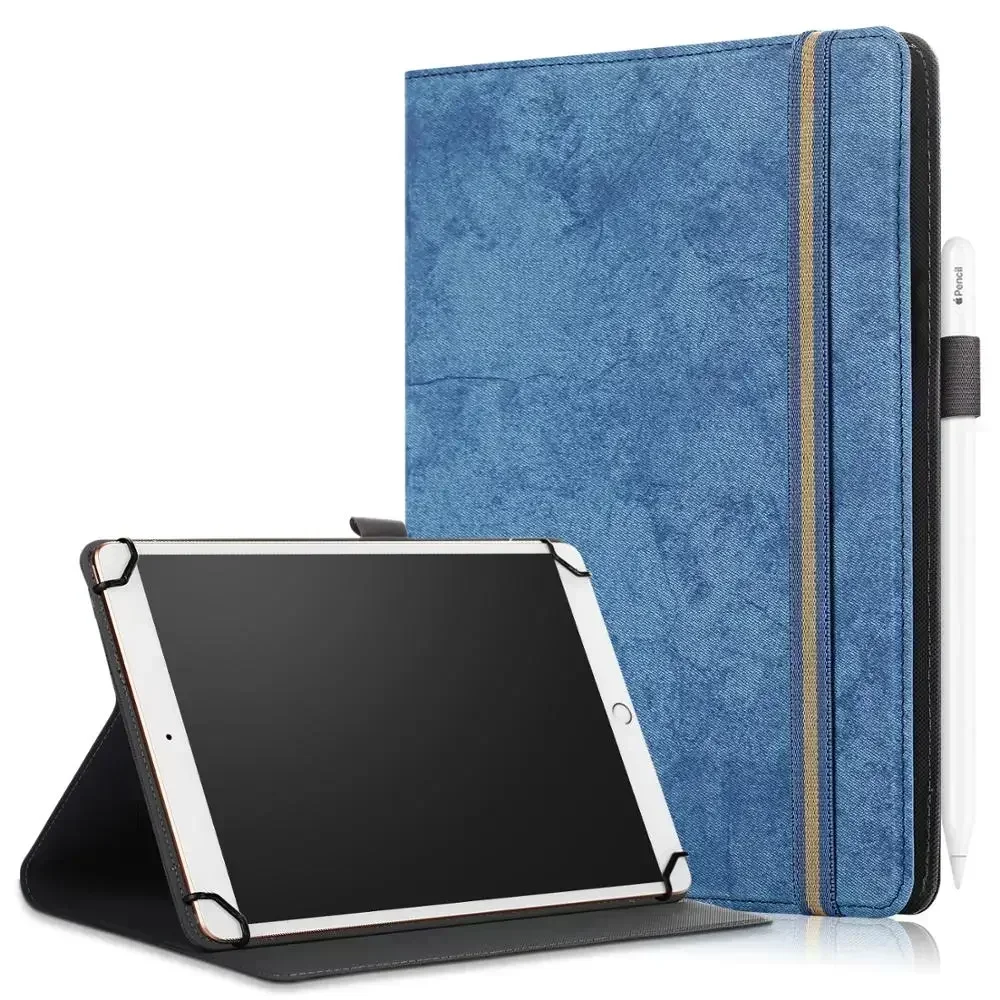 Universal 10 "tablet caso capa de couro do plutônio para 7 8 9 10.2 10.5 10.9 11 Polegada para ipad ar 1 2 3 4 tablet caso para ipad samsung
