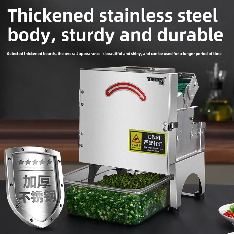 Cortador de vegetais pequeno comercial