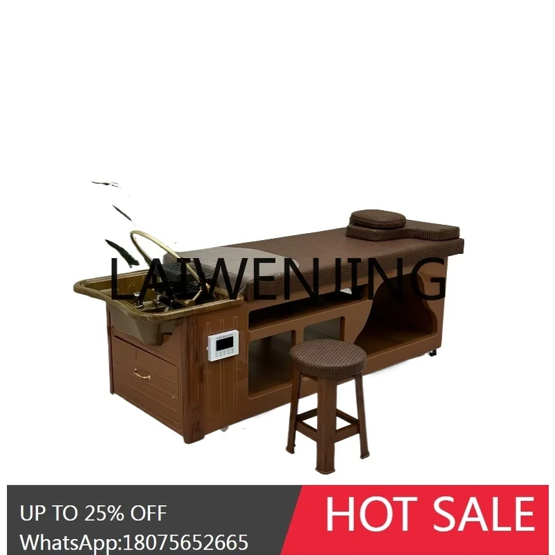 

RWJ Shampoo Chair Bed Massage Pedicure Fumigation Multifunctional Integrated Physiotherapy Bed