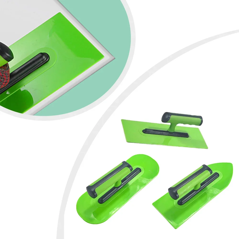 3pcs Trowel Scraper Handheld Grout Float Sponge Tile Trowel Tool For Drywall Finishing Plaster Trowel Scraper Finishing Caulking