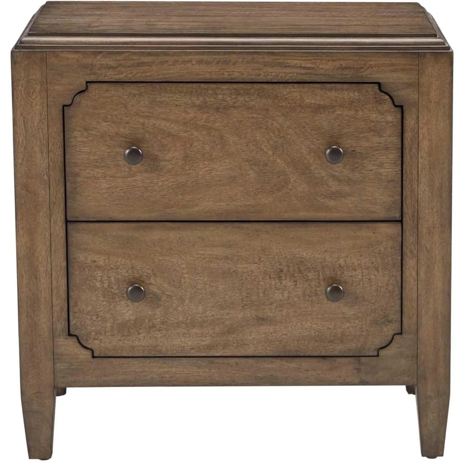 Progressive Furniture Toffee Brown Hollis Wood Nightstand