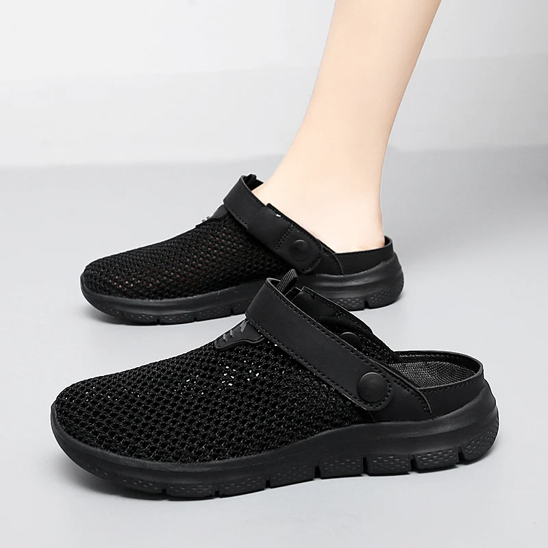 

Summer Sandals for Women Breathable Beach Sandals Slippers Fashion Garden Clog Aqua Shoes Trekking Wading Shoes Plus Size 35-44